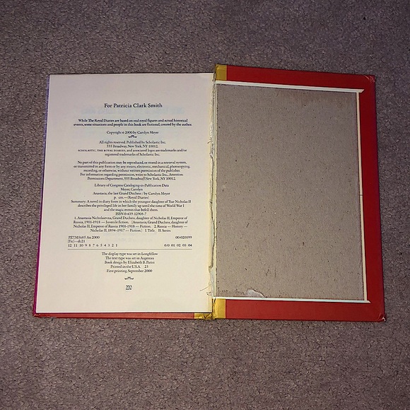 The Royal Diaries : Anastasia - The Last Grand Duchess❤️🇷🇺 - Picture 5 of 6